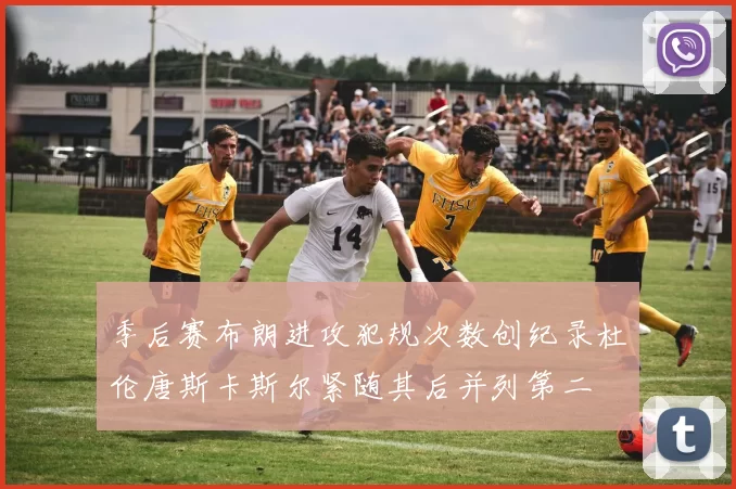 季后赛布朗进攻犯规次数创纪录杜伦唐斯卡斯尔紧随其后并列第二